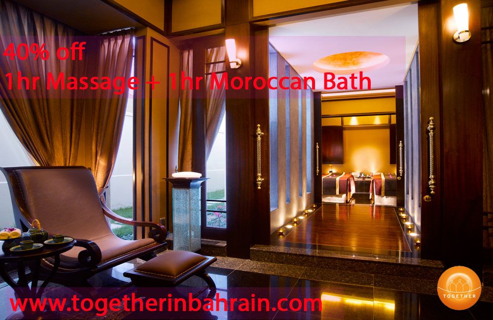 40 discount1 hour Moroccan Scrub Massage al areen palace spa bahrain